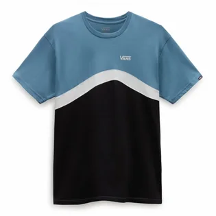 Футболка чоловіча Vans Sidestripe Block Black/Blue VN0007FUCCB
