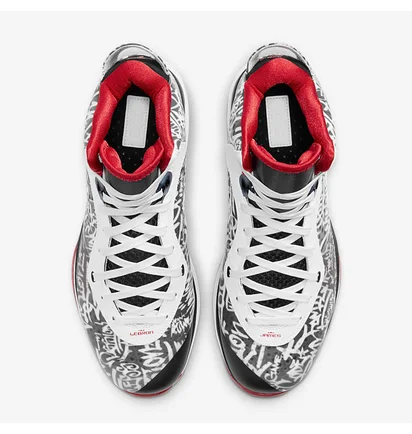 Кросівки чоловічі Nike Lebron 8 Qs White/Black Dd8306-001