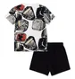 Спортивний костюм дитячий Air Jordan Mvp Ring Short Set White/Black 85D659-023