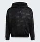 Худи женское Adidas Embossed Monogram Fleece Hoodie Black IM2586