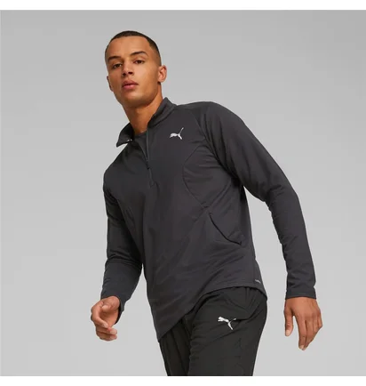 Олимпийка мужская Puma Run Cloudspun Black 523272-01