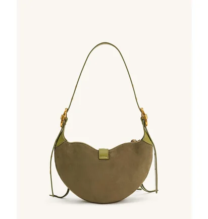 Сумка жіноча JW PEI Tessa Suede Shoulder Bag Olive BB2023BG70151JWP