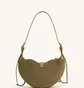 Сумка жіноча JW PEI Tessa Suede Shoulder Bag Olive BB2023BG70151JWP