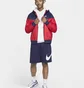 Вітровка чоловіча Nike Sportswear Windrunner Mens Hooded Jacket Blue/Red DA0001-657