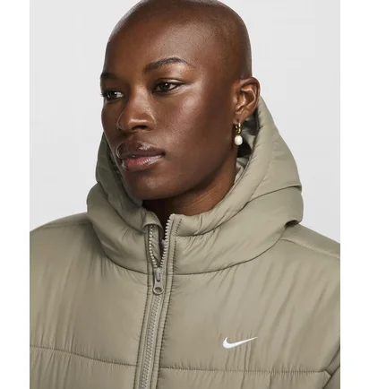 Пуховик жіночий Nike Therma-Fit Sportswear Classic Puffer Grey FZ5899-321