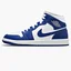 Кроссовки женские Air Jordan 1 Mid Kentucky Blue BQ6472-104