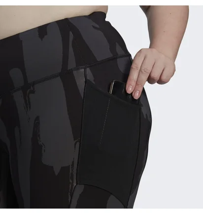 Легінси жіночі Adidas X Thebe Magugu Tennis New York 7/8 Tights (Plus Size) Black Ht4240