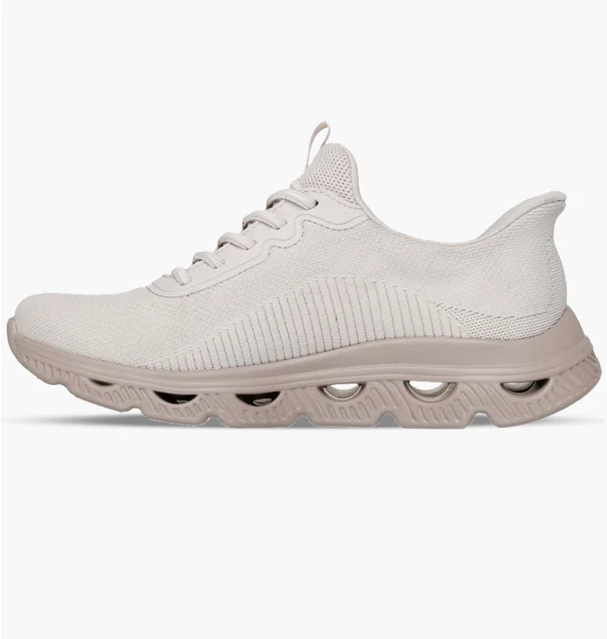 Кросівки жіночі Skechers Slip-Ins: Bobs Sport Arc Waves Beige 117629-NAT