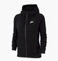 Толстовка женская Nike W NSW ESSNTL HOODIE FZ FLC Black BV4122-010