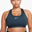 Топ жіночий Nike Swoosh Medium Support Padded Sports Bra Blue DX6821-328