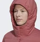 Пуховик жіночий Adidas Helionic Hooded Down Jacket Red Hg8745
