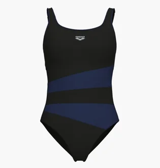 Купальник жіночий Arena Isabella Swimsuit Wing Back C Black/Blue 010814-570