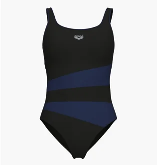 Купальник женский Arena Isabella Swimsuit Wing Back C Black/Blue 010814-570