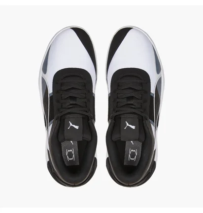 Кроссовки унисекс Puma Fusion Nitro Team Basketball Shoes White/Black 377035-05