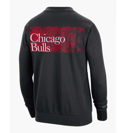 Лонгслив мужской Nike Dri-Fit Nba Chicago Bulls Standard Issue Black FD8649-010