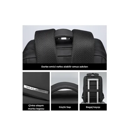 Рюкзак унісекс Mark Ryden Grant 3.0 Black MR2900JY-00