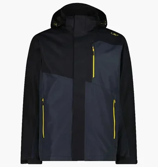 Куртка мужская CMP Jacket Zip Hood Detachable Inn Black/Grey 31Z1587D-04UU