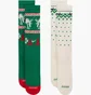 Носки Nike Everyday Plush Cushioned Winter Wonderland (2 пары) Green/White HV6939-901