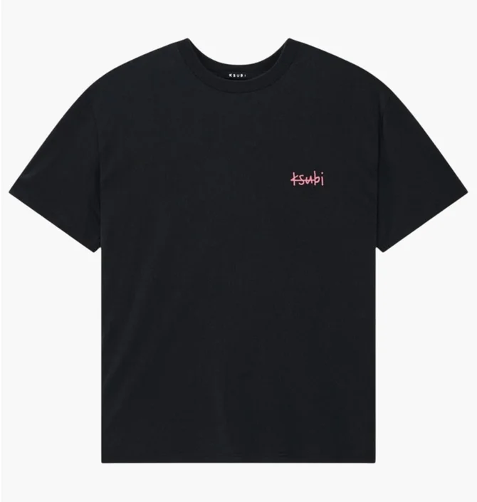 Футболка мужская Ksubi All Day Biggie Ss Tee Bred Black MFA25TE005-BLK