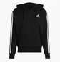 Толстовка мужская Adidas Essentials 3-Stripes French Terry Black JD1877