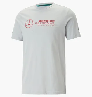 Футболка чоловіча Puma Mercedes-Amg Petronas Motorsport Logo Tee White 538482-02