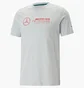 Футболка чоловіча Puma Mercedes-Amg Petronas Motorsport Logo Tee White 538482-02
