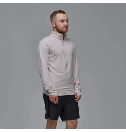 Кофта чоловіча Saucony Triumph 3D 1/2 Zip Beige SAM800357-OTH
