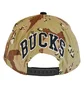 Кепка унисекс Mitchell & Ness Nba Snapback Milwaukee Bucks Camo/Green HHSS1101-MBUYYPPPCAMO