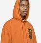 Худи мужское Air Jordan Mens Performance Hoodie Orange DH0598-893