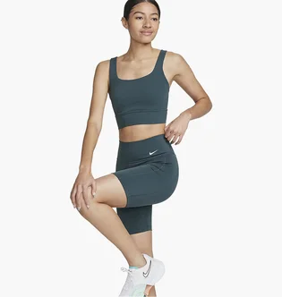 Шорты женские Nike One Leak Protection Blue DZ5312-328
