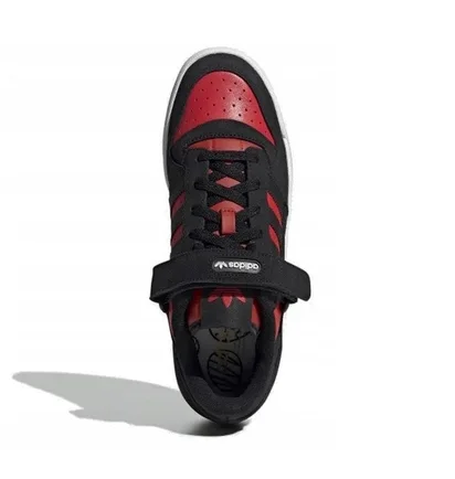 Кроссовки унисекс Adidas Forum Low Black HR1942