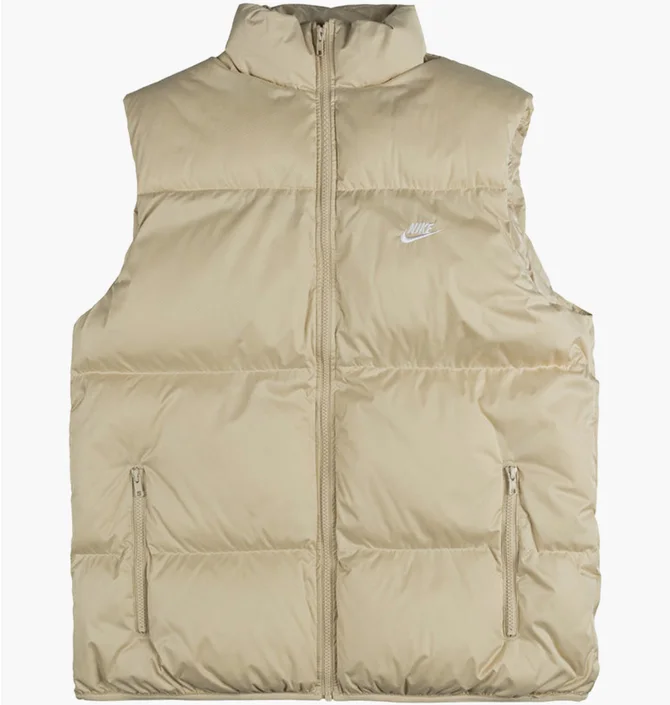 Жилетка мужская Nike Club Water Repellent Puffer Vest Beige FB7373-126