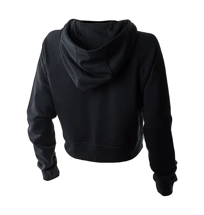 Худи женское Nike W Nsw Essntl Flc Gx Crop Hdy Black CJ6327-010