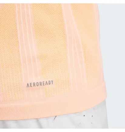Футболка чоловіча Adidas Tennis Pro Seamless Aeroready Freelift Peach IT4025