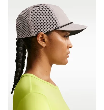 Кепка унісекс Nike Pro Dri-Fit Unstructured Swoosh Run Grey IO8269-009
