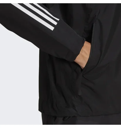 Вітровка чоловіча Adidas Bsc 3-Stripes Rain.Rdy Jacket Black H65773