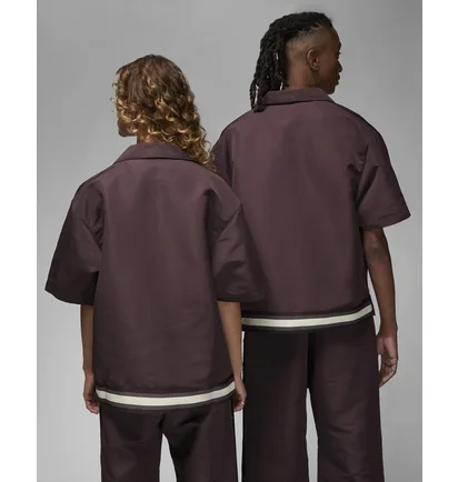 Рубашка мужская Air Jordan X A Ma Maniére MenS Warm-Up Shirt Bordo DV7460-263