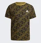Футболка чоловіча Adidas Designed For Gameday Travel Tee Yellow/Black Hn9098