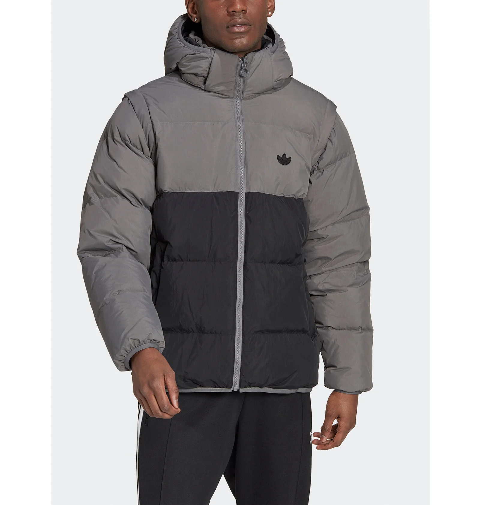 タニタ ᐉ Пуховик чоловічий Adidas Rifta Grey/Black HL6787 - придбати в