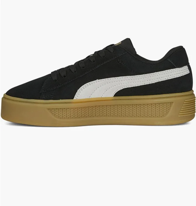 Кросівки жіночі Puma Smash V3 Suede Platform Sneakers Black 391942-02