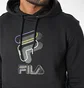 Худи мужское Fila Bever Hoody Black FAM018680001