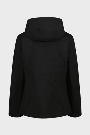 Куртка жіноча CMP Reverse Fix Hood Feel Black/Beige 35K3586-U901