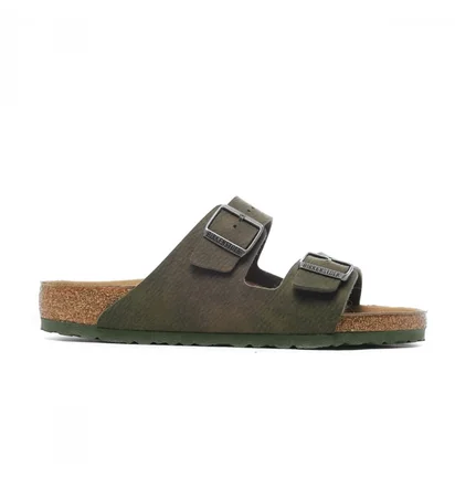 Сандалі чоловічі Birkenstock Arizona Syn Desert Dust Thyme Olive 1024550