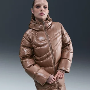 Пуховик жіночий Nike Nsw Tf Dwn Swsh Parka Brown HV2751-214