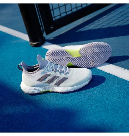Кроссовки женские Adidas Adizero Ubersonic 4.1 Tennis Shoes Green IF0411
