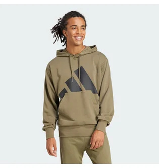 Худи мужское Adidas Essentials Big Logo French Terry Olive JE8892