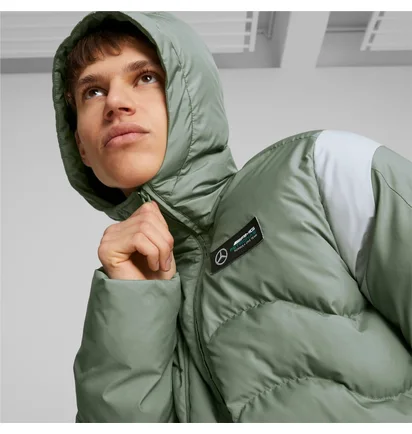 Пуховик чоловічий Puma Mercedes-Amg Petronas Mt7 Ecolite Olive 621146-07