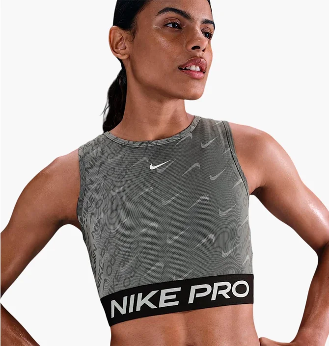 Майка женская Nike Pro Grey HQ5683-010