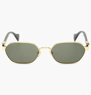 Солнцезащитные очки женские GUCCI Green/Gold GG1593S-001-58
