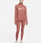 Легінси жіночі Nike Swoosh Run Peach DM7767-691
